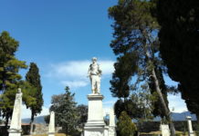 Heroes of the Greek War of Independence are honored in this garden