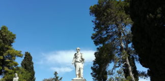 Heroes of the Greek War of Independence are honored in this garden