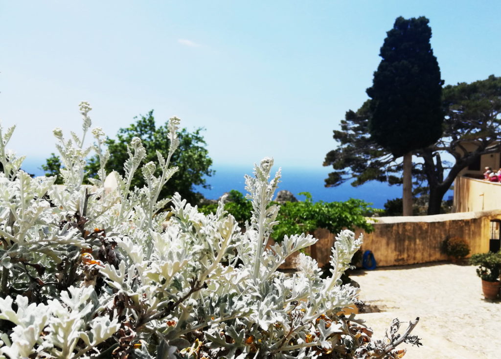 Preveli Monastery with a view to the Libyan Sea