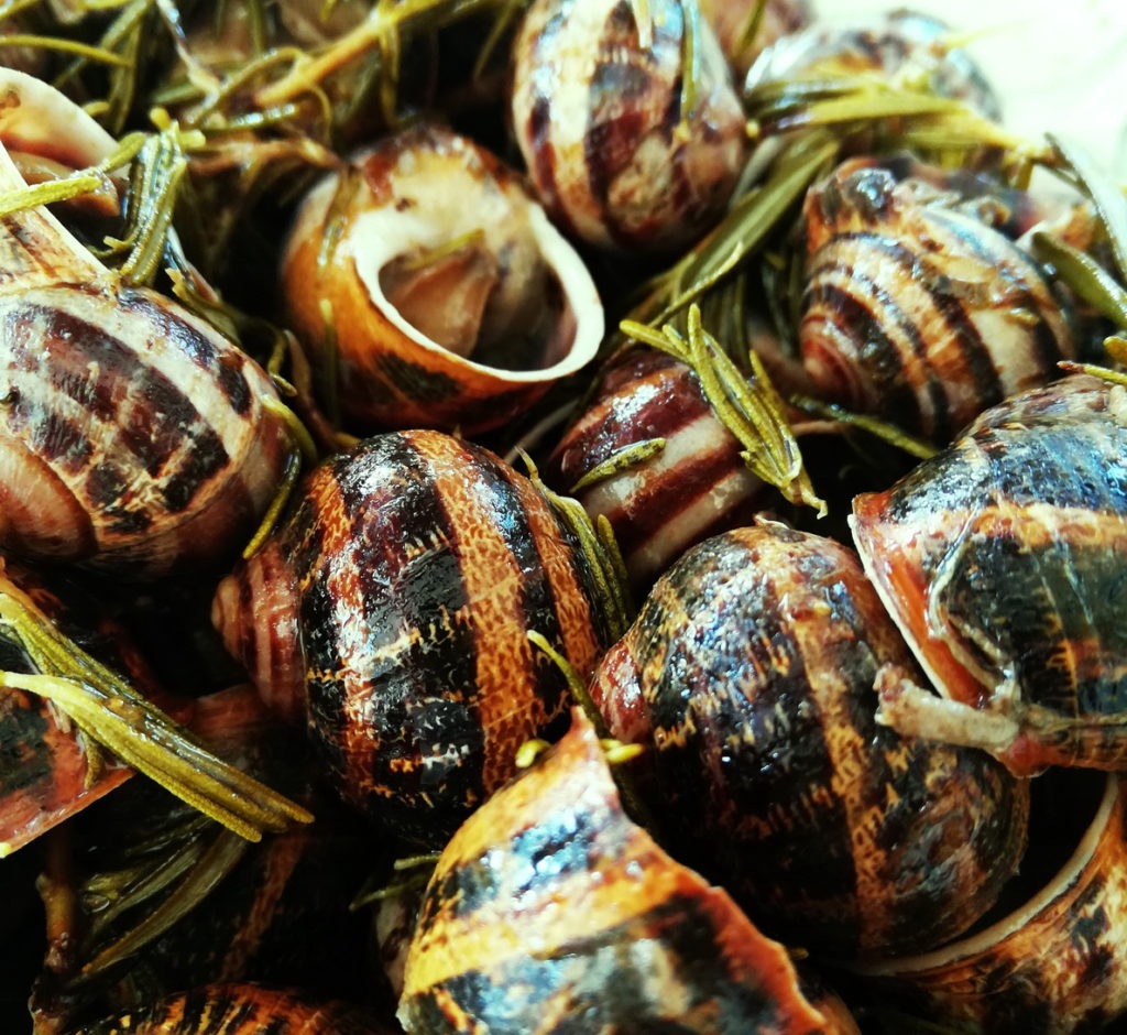 Snails with rosemary and vinegar are one of the best Cretan Specialty Foods