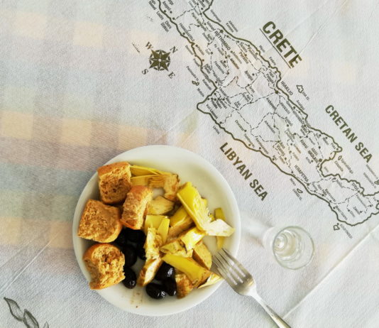 Fresh Artichokes are a springtime Cretan Food Specialty