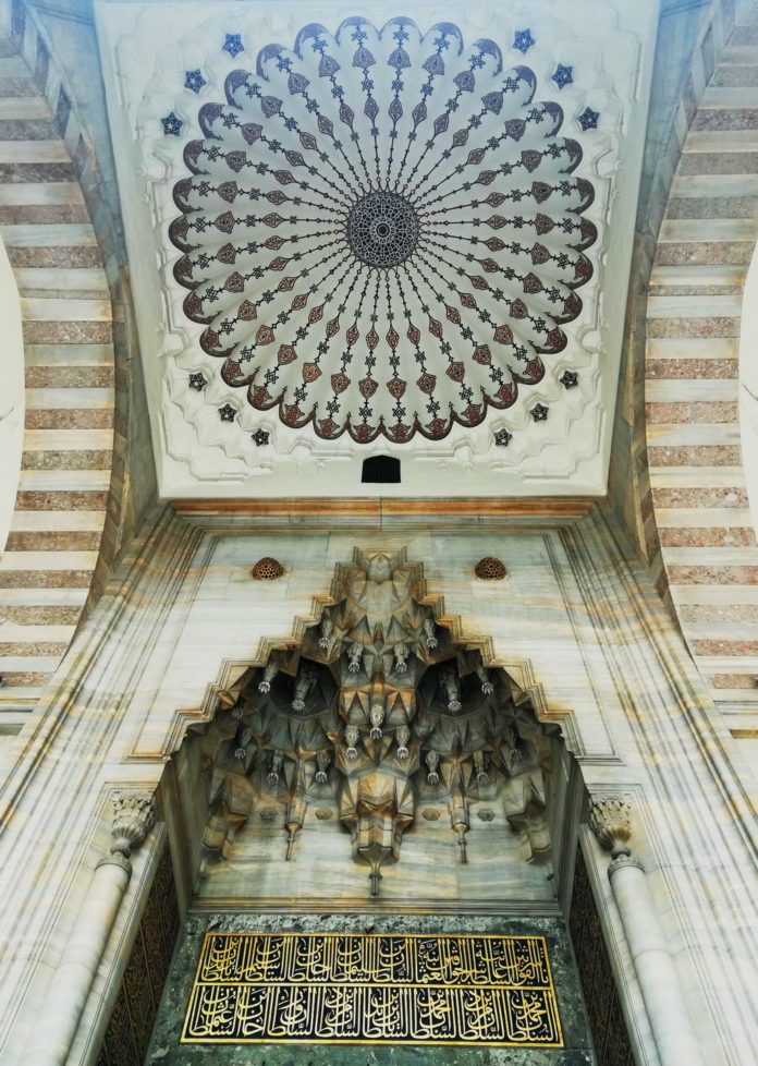 Mimar Sinan- Şehzade Mosque - Entrance with Muqarnas