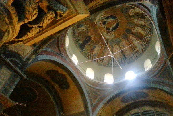 Churches in Thessaloniki- Agia Sophia- Mosaic