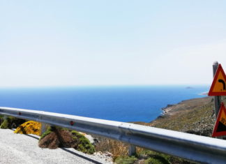 Driving in Crete