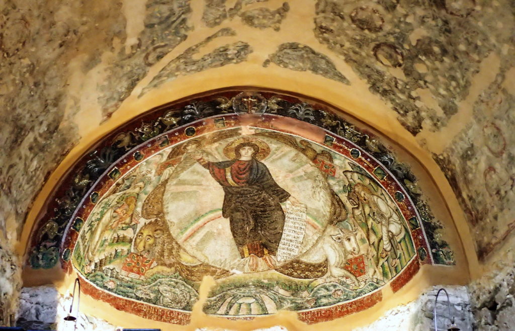 Osios David- Mosaic of the Vision of Ezekiel