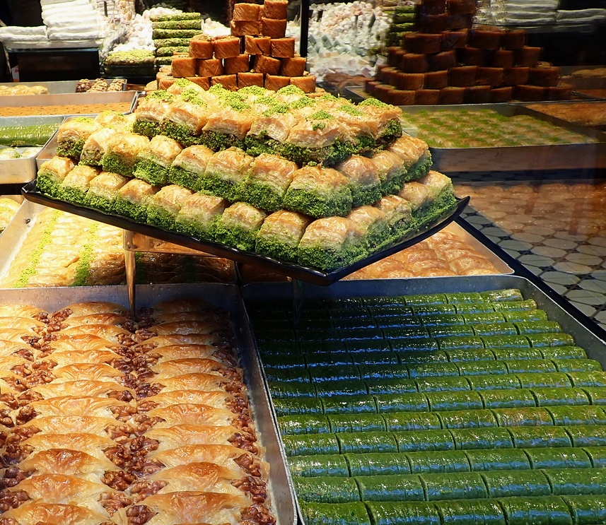 Turkish desserts: The beautiful baklavas of Istanbul come in an array of shapes and flavors