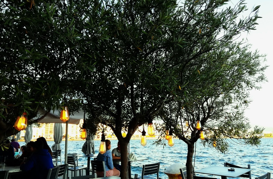 Things to Do in the Port of Thessaloniki - a drink with a view