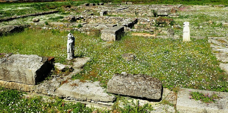 The dreamy landscape of the sacred site of Ancient Dion