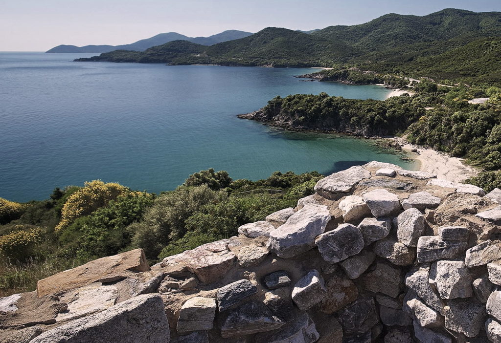 The View from the Walls of Ancient Stagira, on a day trip from Thessaloniki