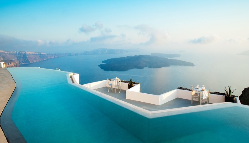 Luxury vacation in Greece