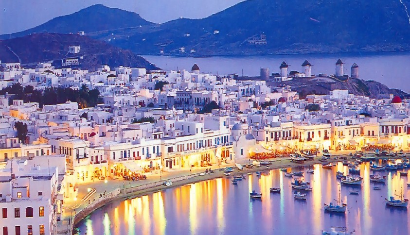 Honeymoon in Mykonos, Greece