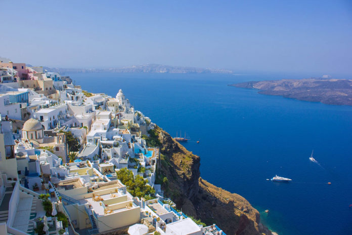 The dreamy view of the caldera, Fira, Santorini Honeymoon in Greece - Greek Islands vacation