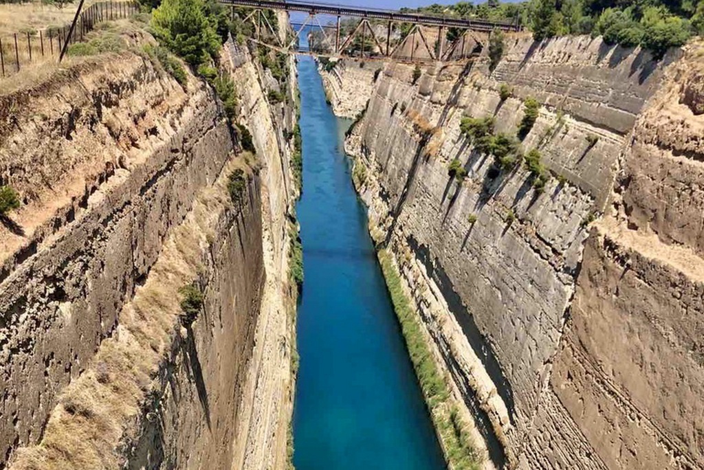 The Argolid begins after crossing the Canal of Corinth, en route to Tolo