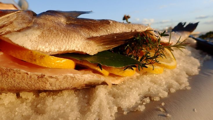 Salt Baked Fish with Herbs