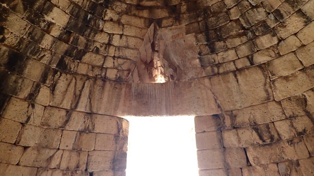 The Treasury of Atreus from within - Ancient Mycenae, Argolida