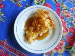 tiropita - cheese pie with honey