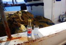 Classic Greek Drinks: Ouzo by the Docks, Molyvos, Lesvos