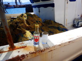 Classic Greek Drinks: Ouzo by the Docks, Molyvos, Lesvos