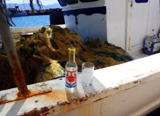 Classic Greek Drinks: Ouzo by the Docks, Molyvos, Lesvos