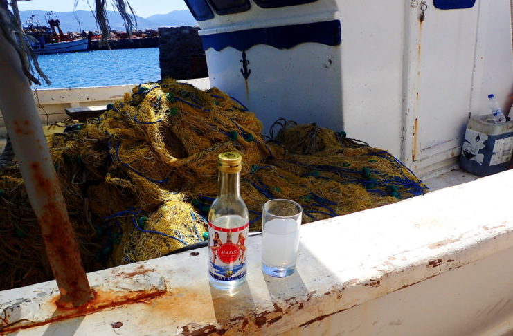 Classic Greek Drinks: Ouzo by the Docks, Molyvos, Lesvos