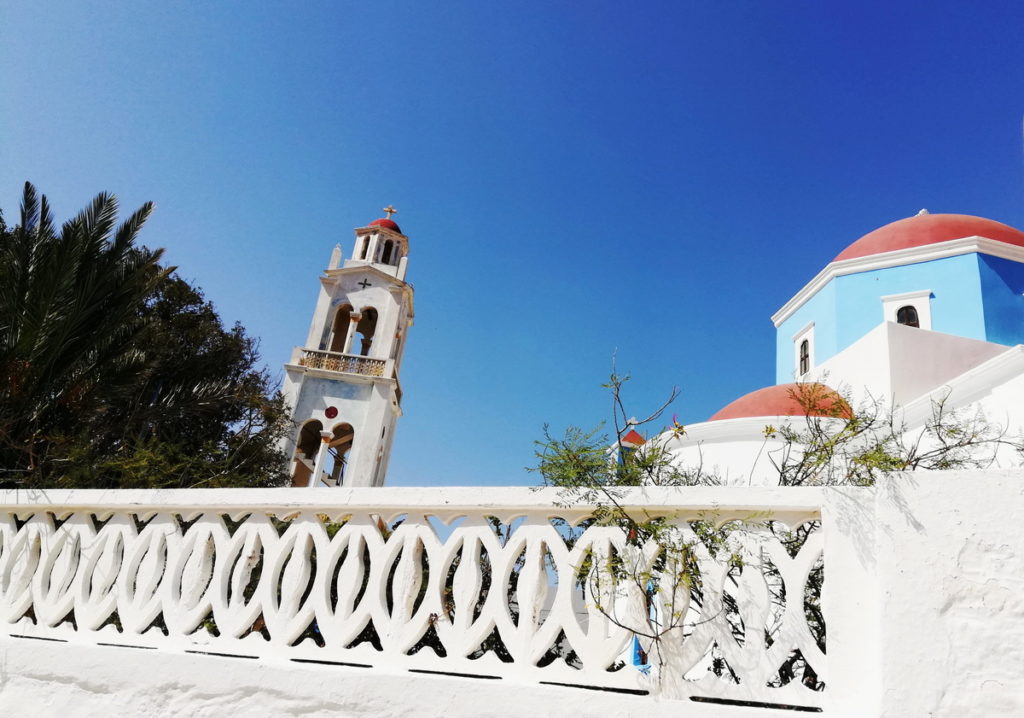 Agios Dimitrios with its bell tower