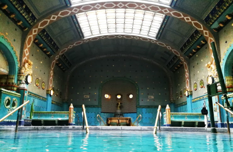 The Thermal Pools of the Art Nouveau Gellért Baths ona 2 or 3 day Budapest itinerary