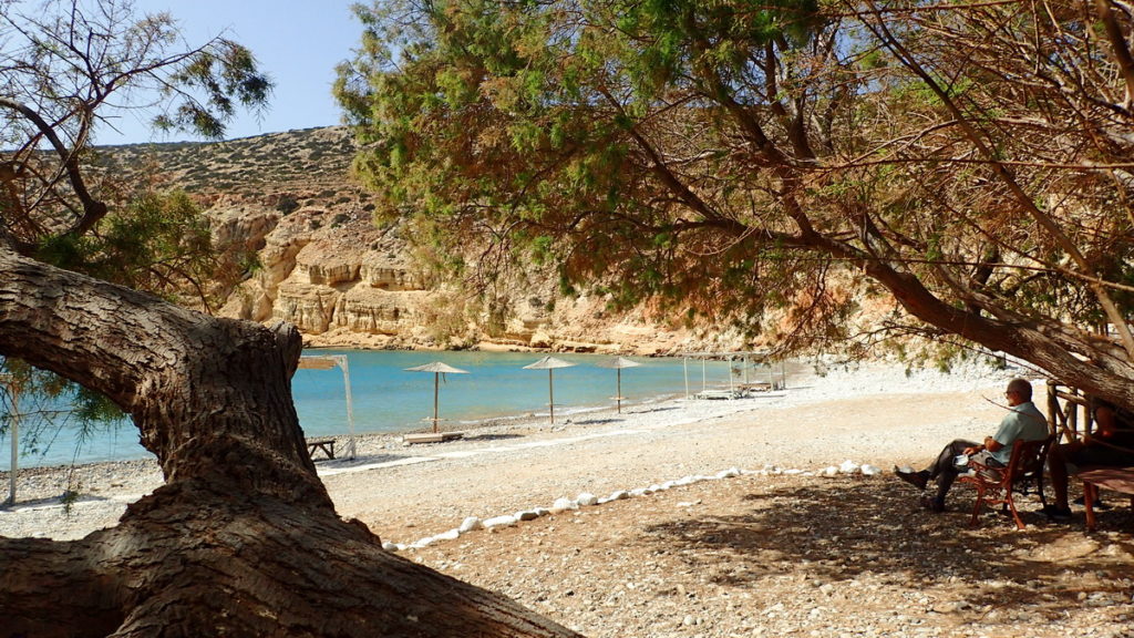 Helatros Beach, on Kasos' southwest shores, is a remote and secluded paradise.