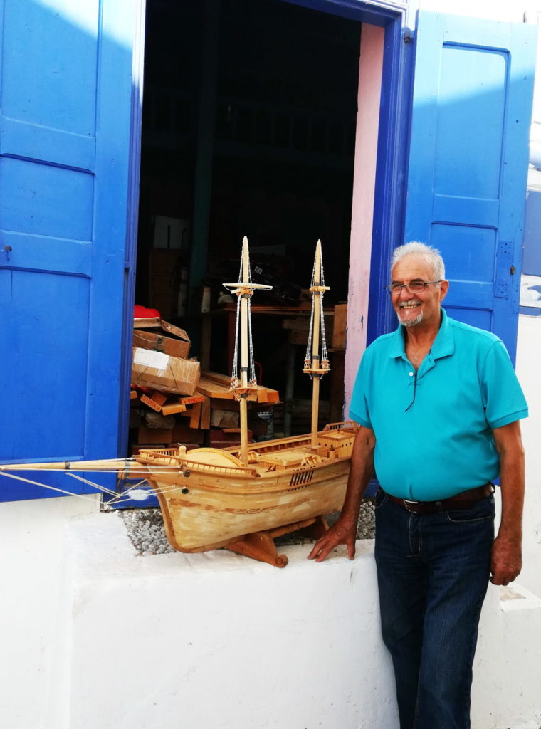 Kyrios Manolis, master Shipbuilder