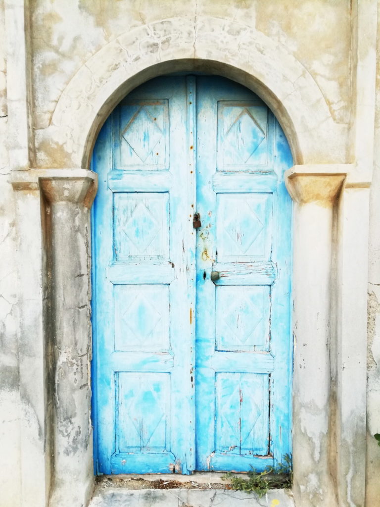 Door to a traditional house, Kasos