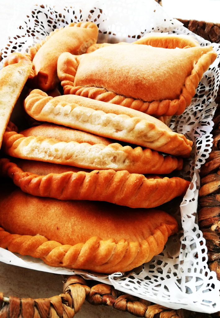 Pies with wild greens and herbs